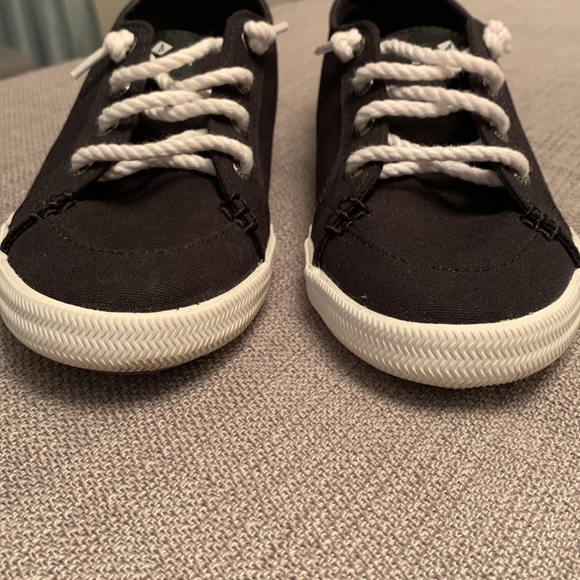 SPERRY Top-Sider with Memory Foam Black Boat Shoes - Picture 5 of 9